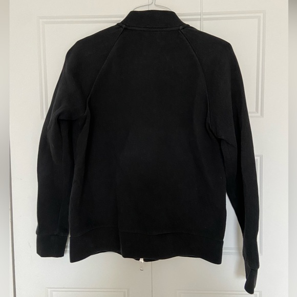 Everlane - The street fleece bomber jacket | black women US small - Picture 6 of 14